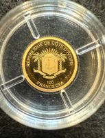 Goldmünze Côte d'Ivoire / Proof