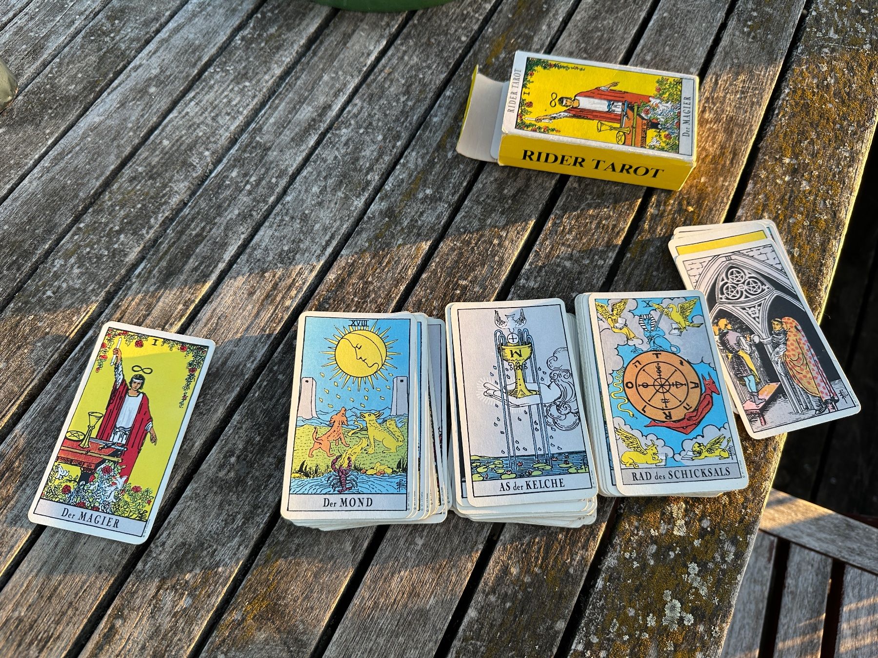Giochi: Rider Tarotkarten 78Stk. deutsche Version – Usato da Zürich venduto da atlantis77 1