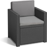 Loungesessel Kunststoff Rattanoptik wetterfest UV-beständig