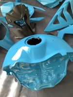 BMW S1000RR 2012-2014 Verkleidung + Carbontank Bluefire