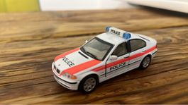Modellauto Polizei BMW weiss/rot guter Zustand
