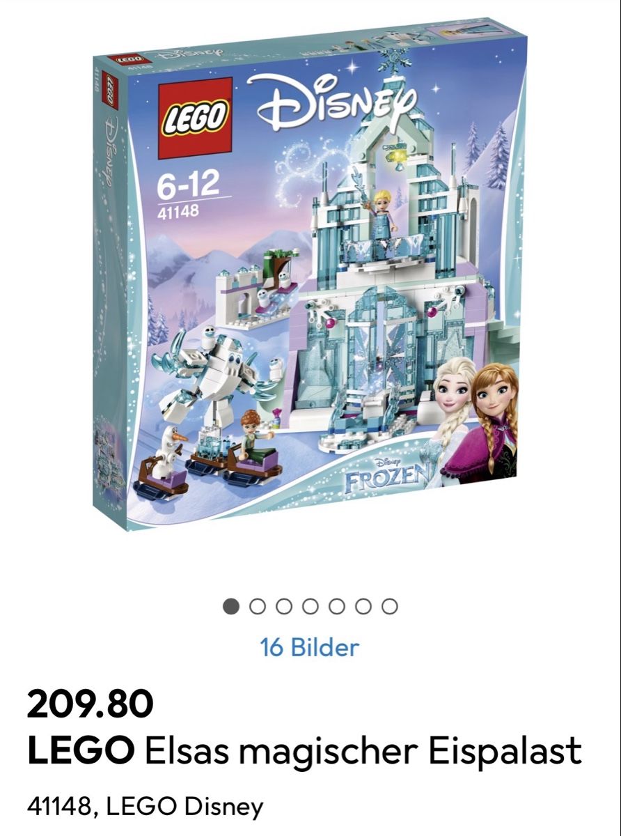 Lego Giocattoli: Set Lego Disney 41148 Elsas magischer Eispalast – Usato da Jonschwil venduto da Theswissmiss 4