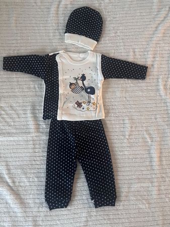 Babyset 3 Teilig Gr. 56-62 (0-3Mt)