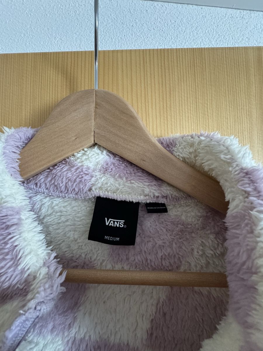 Vans Giacche: Vans Checkerboard Fleece Jacket, Size M, Purple – Usato da Sarnen venduto da NataschaaM 2