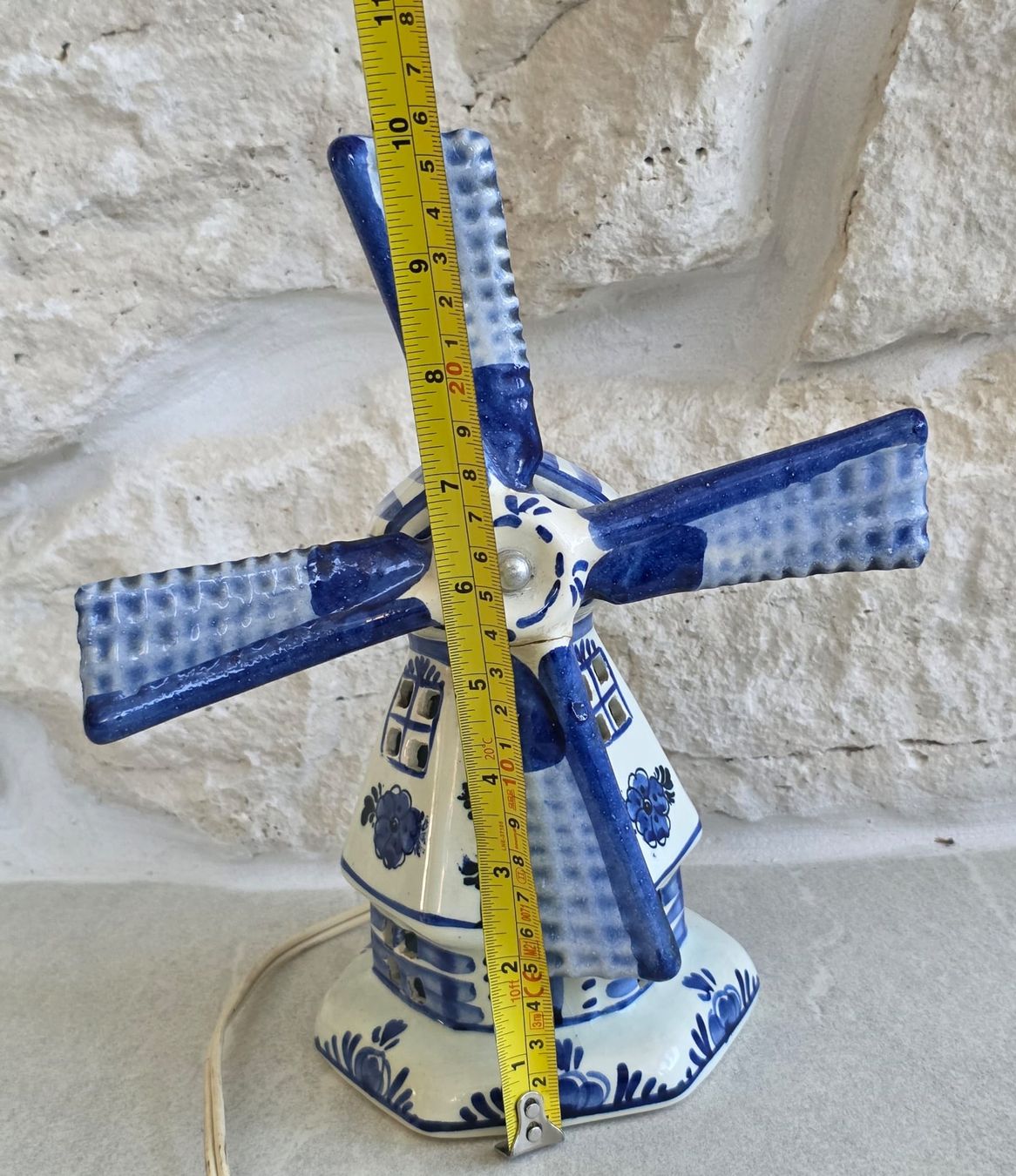 Lampade: Schönes Keramik Windmühle Lampe – Usato da Rheinsulz venduto da Dred 7