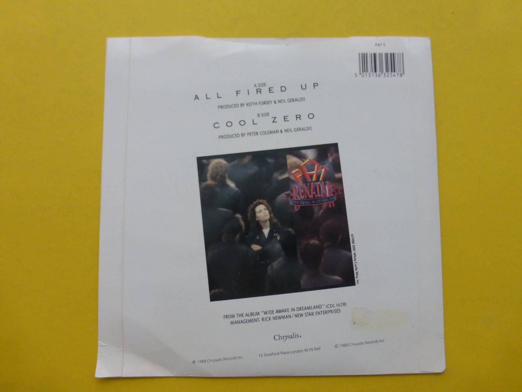 Schallplatten: Pat Benatar – All Fired Up – Gebraucht aus Zürich von Swiss57 1