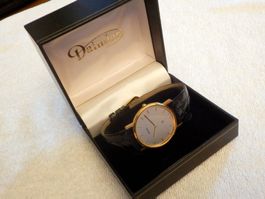 Armbanduhr, Daimler, Unisex, 32mm, vergoldet, Box und Papier