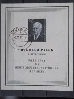 DDR 1960 Wilhelm Pieck Block 16 gest