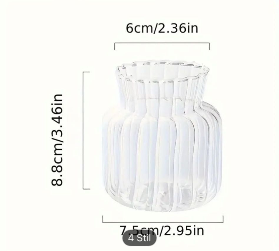 Vasi & Recipienti: 6x 3er-Set Blumenvase aus Glas – Usato da Olten venduto da MattRed 2