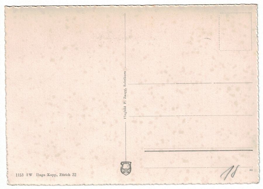 Cartoline postali: Arch, Flugaufnahme um 1940-45 – Usato da Frauenfeld venduto da POML 1