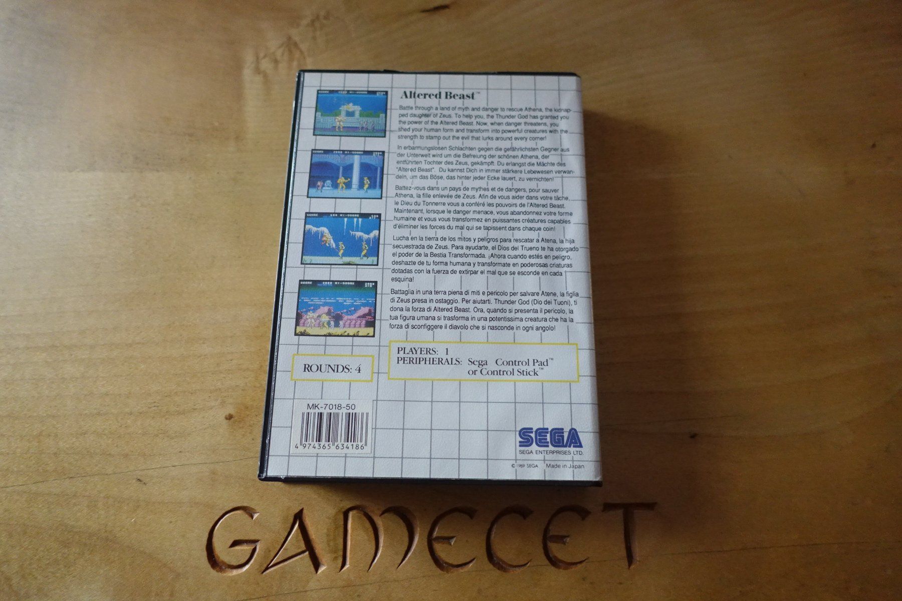 Sega Giochi: Altered Beast - Sega Master System – Usato da Steinach venduto da Gamecet 2