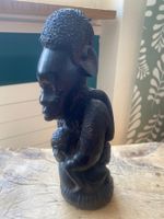 Makonde Lebensbaum aus Ebenholz – handgeschnitzte Skulptur A