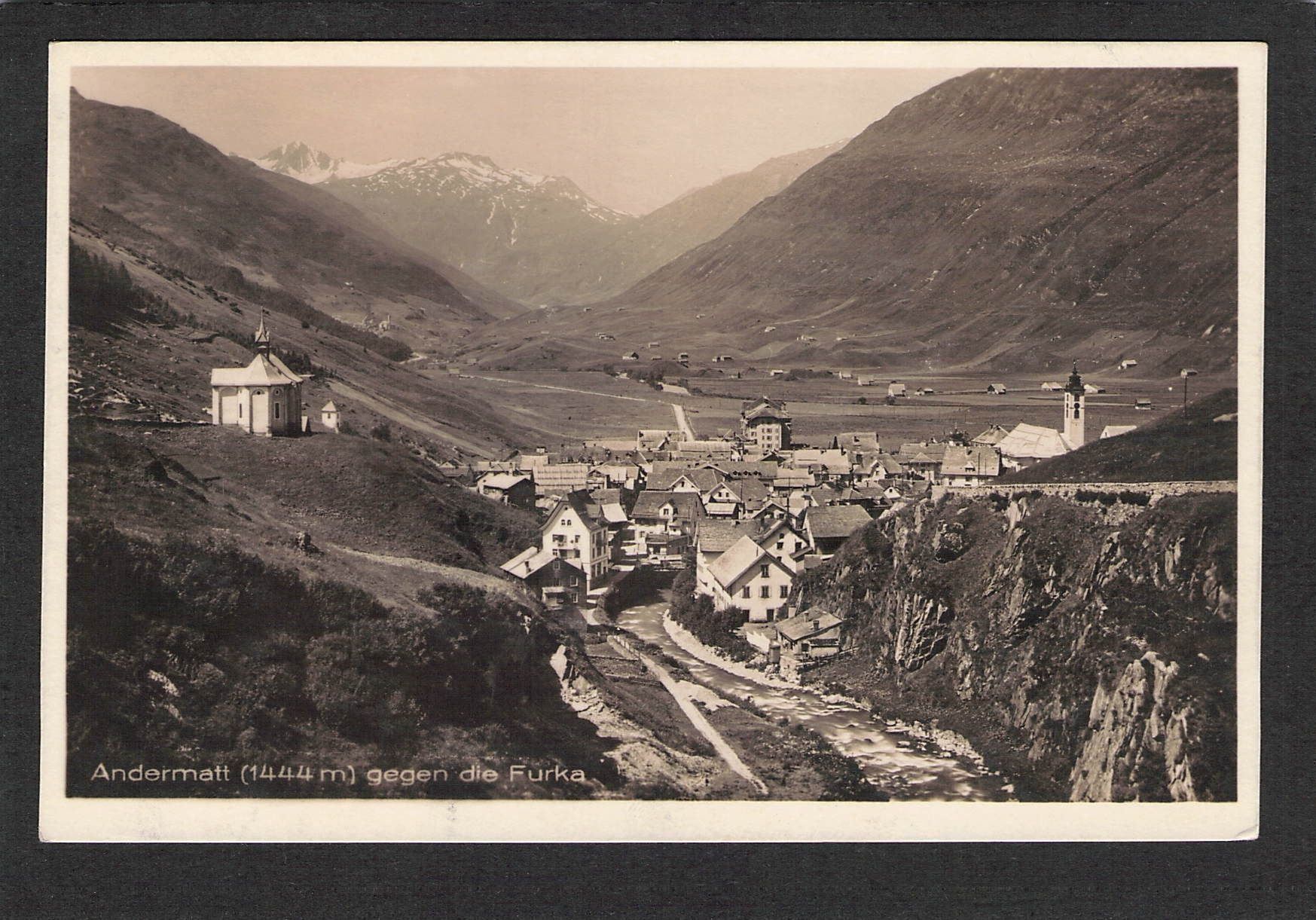Cartoline postali: AK/UR Andermatt gegen die Furka – Usato da Reichenburg venduto da Pipo-67