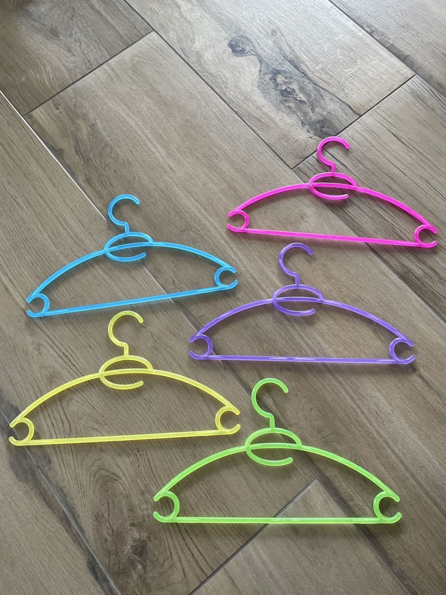 Appendiabiti: 5x Kinder Kleiderbügel in Regenbogenfarben – Usato da Uznach venduto da Player6 3