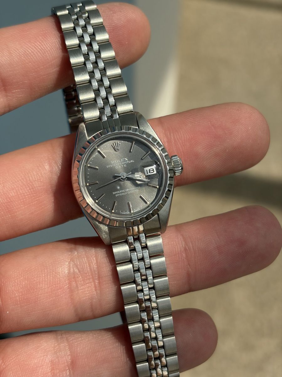 Rolex Orologi: Rolex Lady Date Jubilee Grau – Usato da Niederhasli venduto da Pepsi300 1