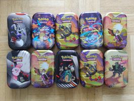 Lot Mini Tin POKEMON   Vides  10 pièces