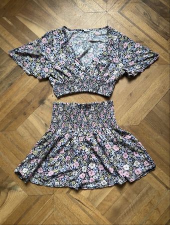 Clockhouse Sommer Set, Blumenmuster, Gr. 36