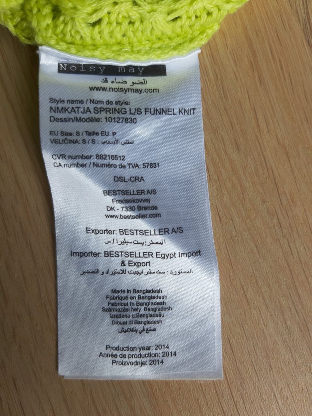Maglioni & Felpe: Gelber Pullover mit Kragen, Marke: Noisy may, Gr. S – Usato da Riedern venduto da martigni_88 2