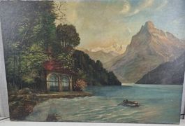 Gemälde Tellskapelle  Vierwaldstättersee