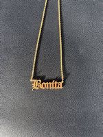 18K vergoldete Halskette Bonita