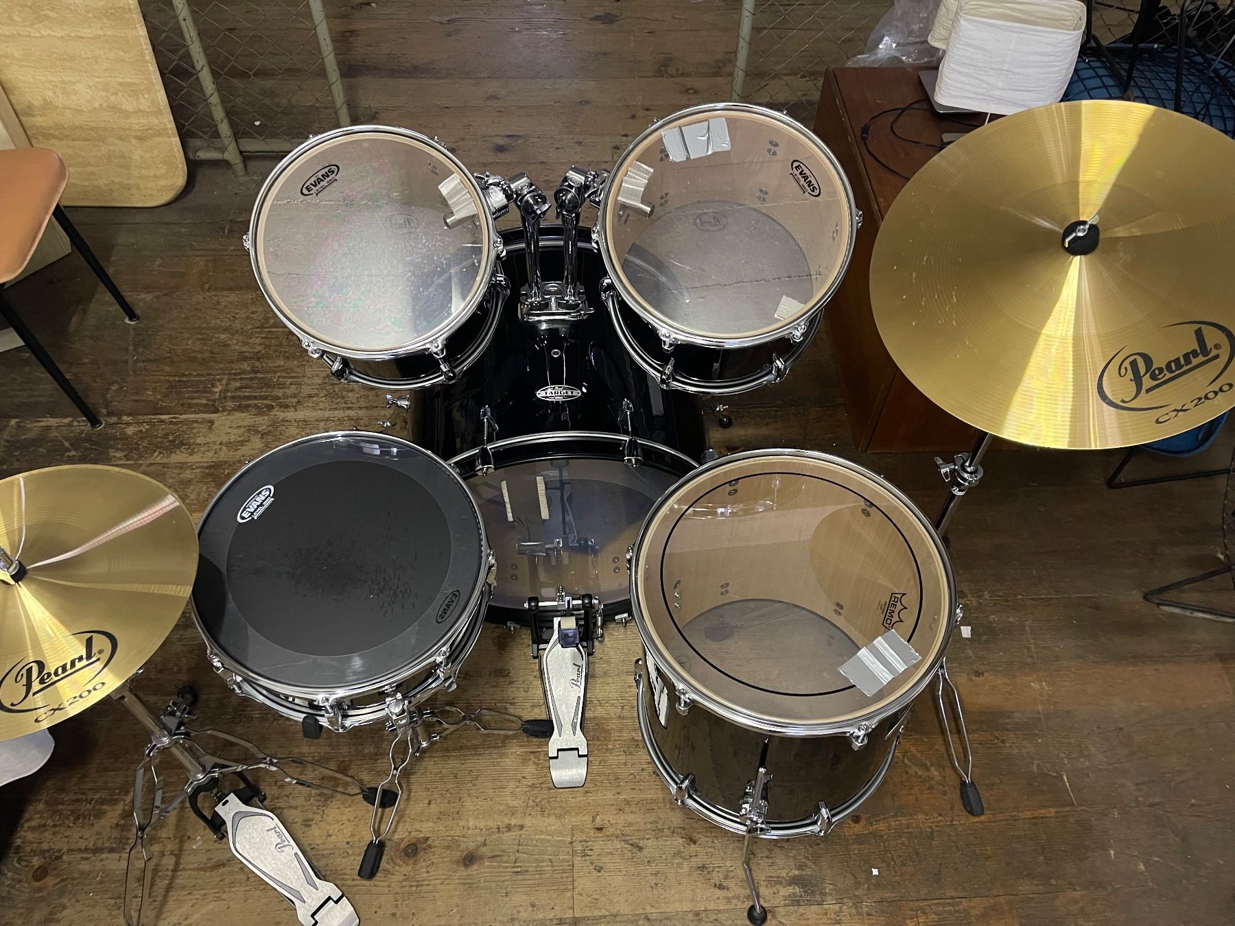 Strumenti musicali: Pearl Target Drum Kit – Usato da Wil SG venduto da HappyC 4