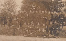 Fotokarte Militär 1913