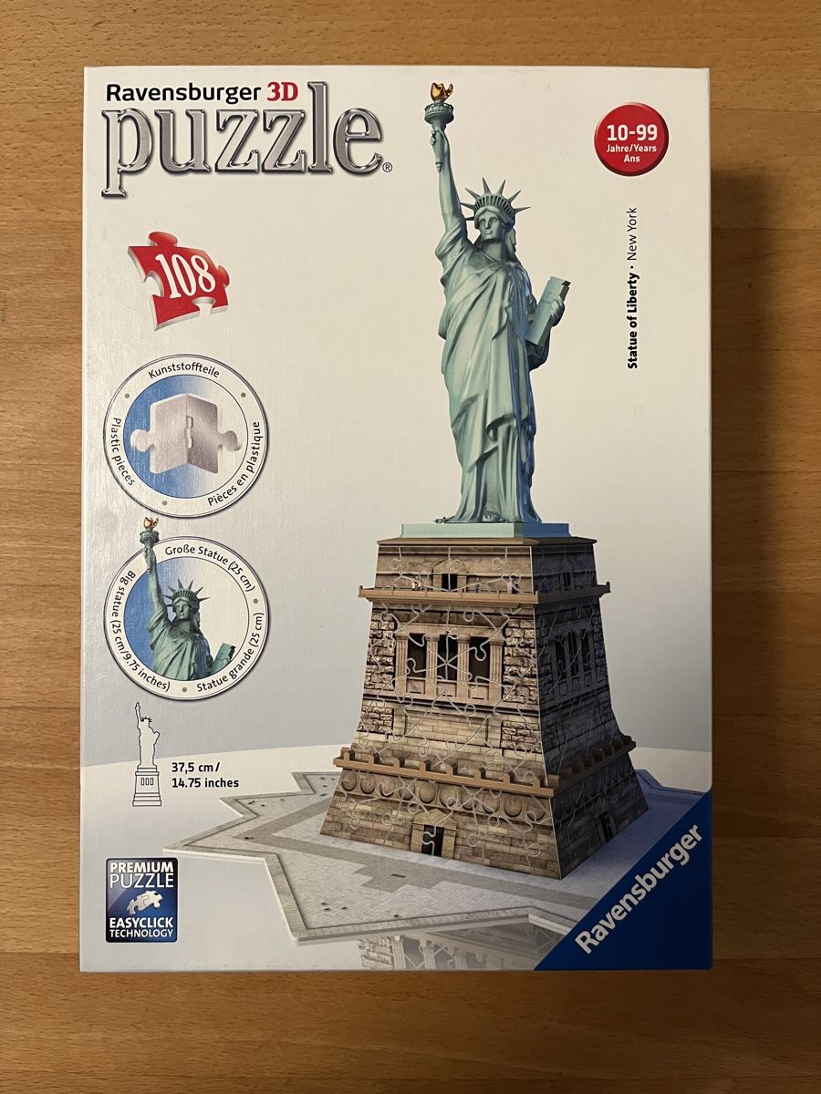 Ravensburger Puzzle: 3 Stück Ravensburger 3D Puzzle – Usato da Niederbipp venduto da zimtzucker78 5