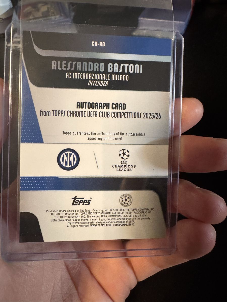 Topps Sammelbilder & Trading cards: Bastoni Topps Chrome 25/26 – Neu und originalverpackt aus Riehen von luc_q2nh 1