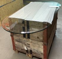 Glasplatte massive Tischplatte 180 × 90 cm – 12 mm