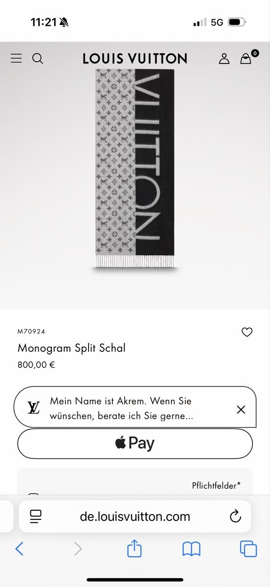 Louis Vuitton Foulards, Tücher & Schals: Original Louis Vuitton Schal – Neu (gemäss Beschreibung) aus Binz von Sandra830 3
