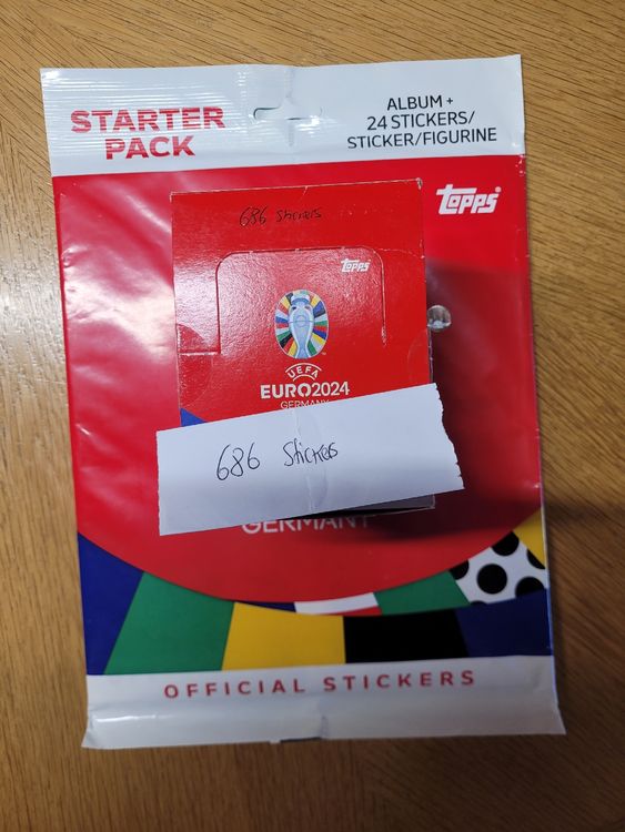 Topps Euro 24, 686 stickers normales (Neuf (Voir description)) à ...