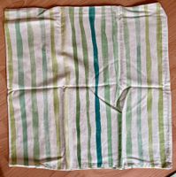 IKEA - 4x Zierkissen Bezüge BORSTFLY grün weiss 50x50