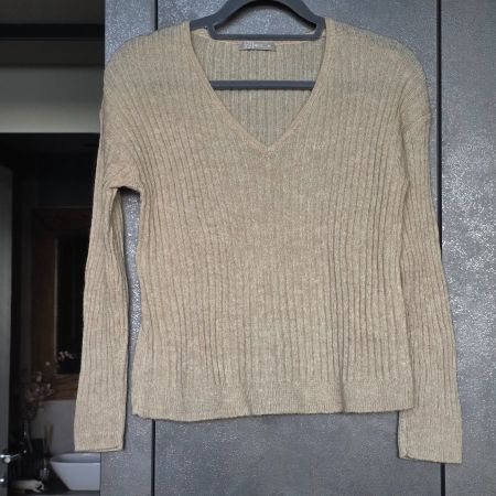 🐸 NILE PULLOVER XS RIPPSTRICK MIT MOHAIR UND WOLLE NEU