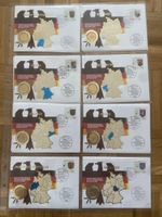 Numisbrief 16 Bundesländer Komplet mit 16x 1 Mark Münze