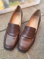 Braune Damenschuhe mit Absatz guter Zustand, Gr. 40