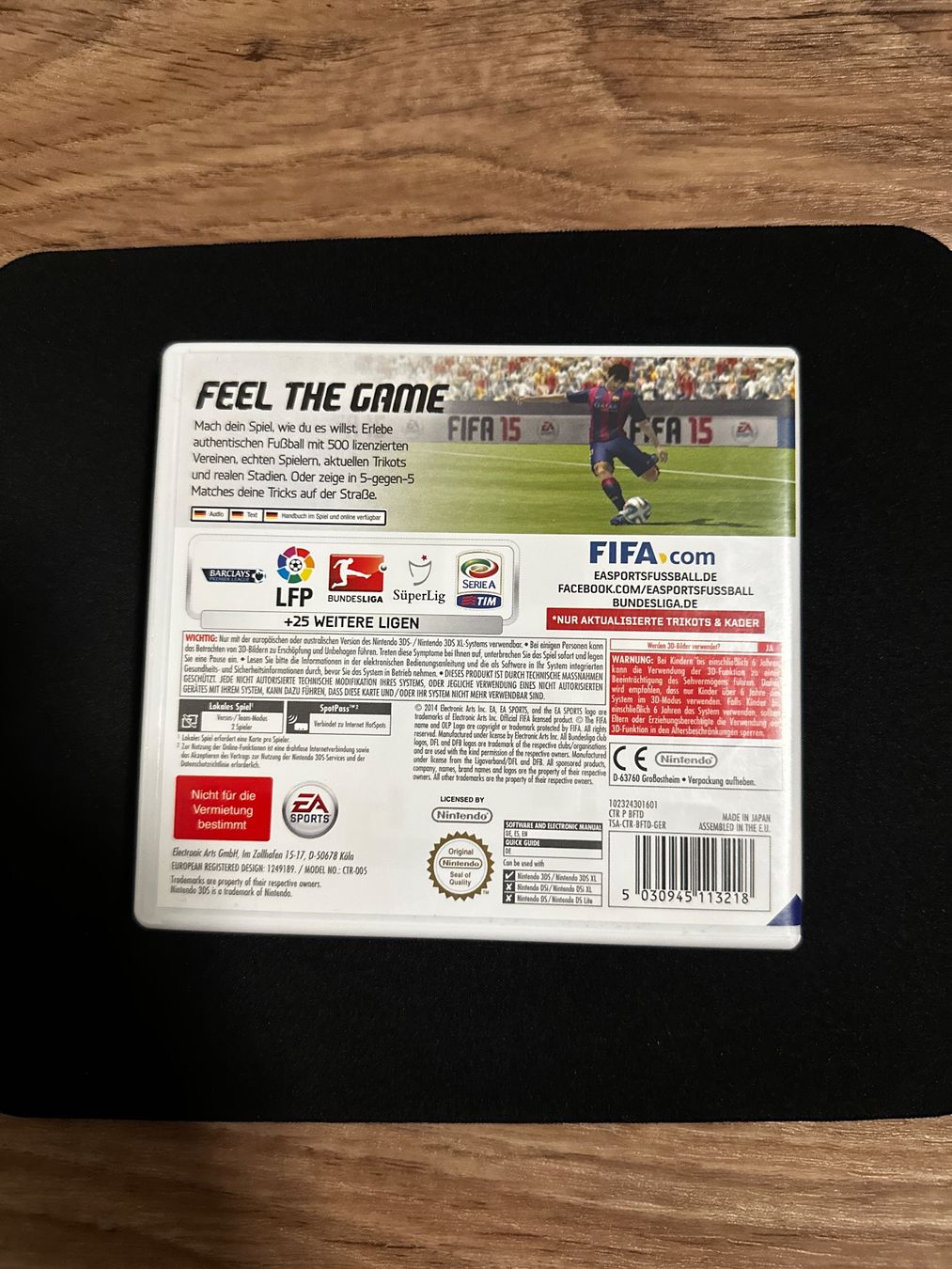 Spiele: FIFA 15 - Nintendo 3DS Spiel – Gebraucht aus Sulz AG von DealWerk 1