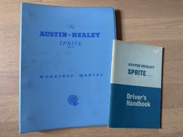 Orig.Austin-Healey Sprite Werkstatthandbuch & Fahrerhandbuch