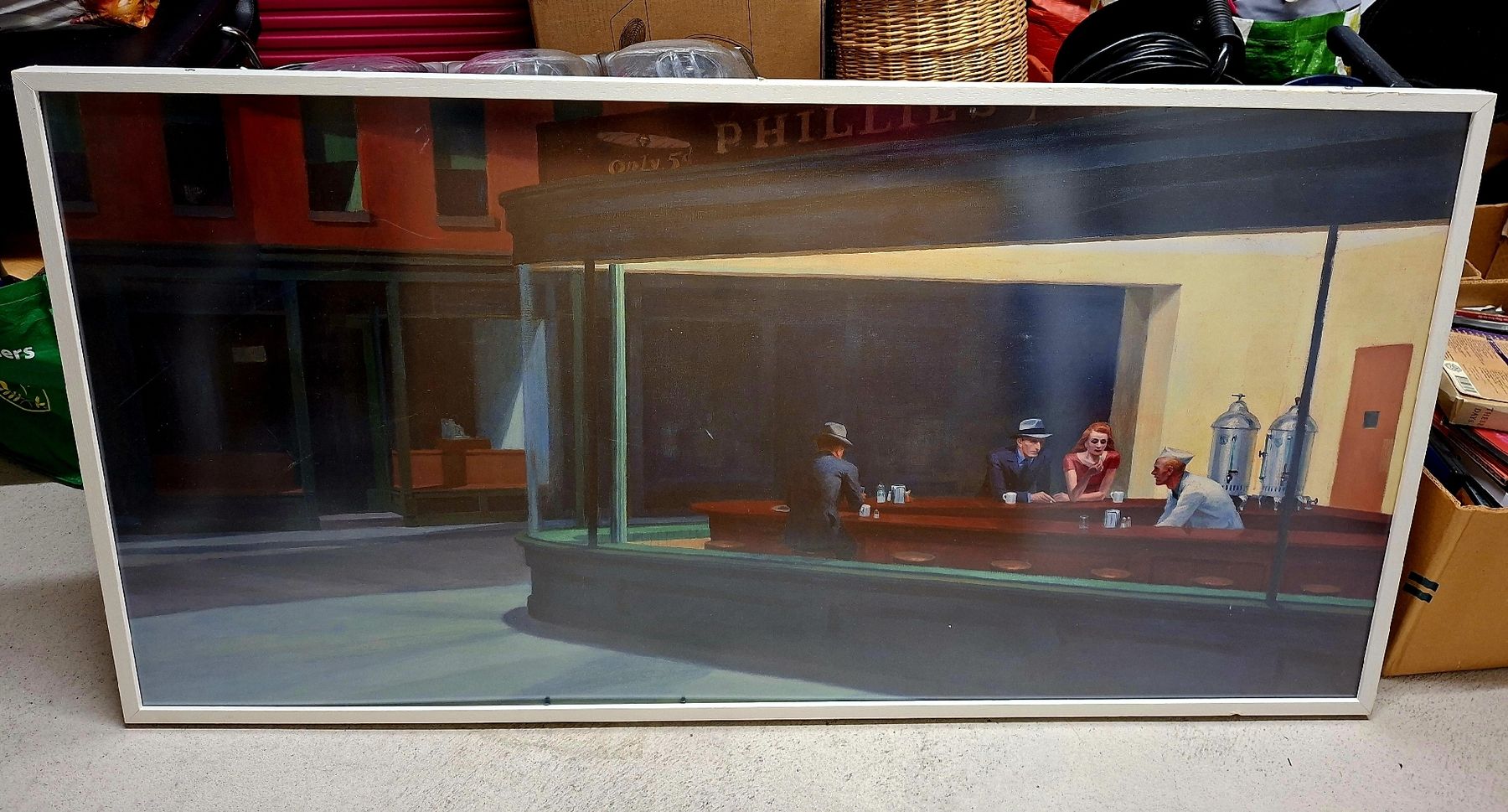 Foto & Immagini: Bild Nachtkaffee Edward Hopper – Usato da Goldach venduto da JLo13