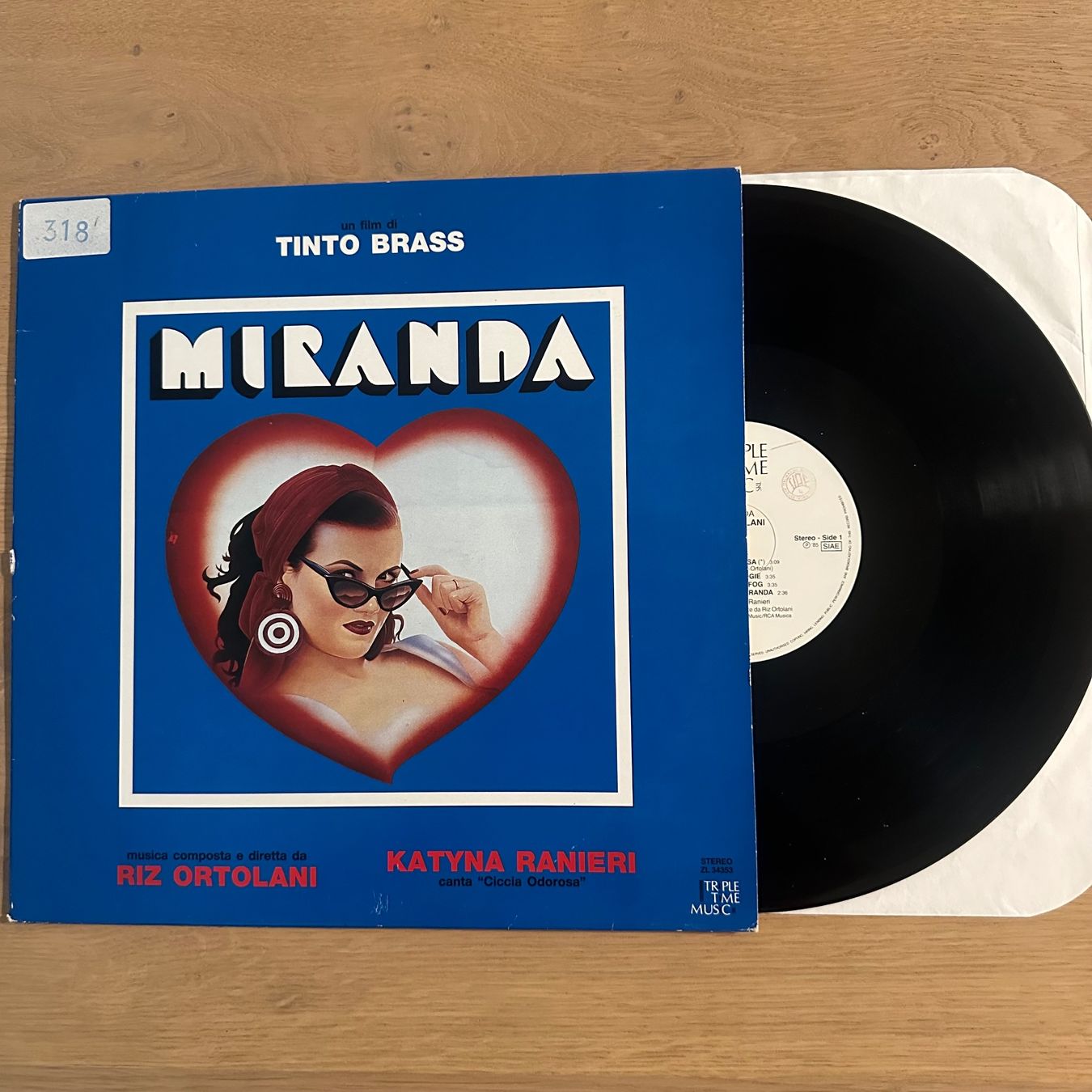 Dischi in vinile: Riz Ortolani - Miranda - LP (tinto brass) – Usato da Caslano venduto da campo_santo