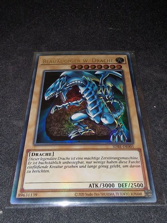 Blauäugiger Weisser Drache Ultra Rare Boosterfrisch Kaufen auf Ricardo