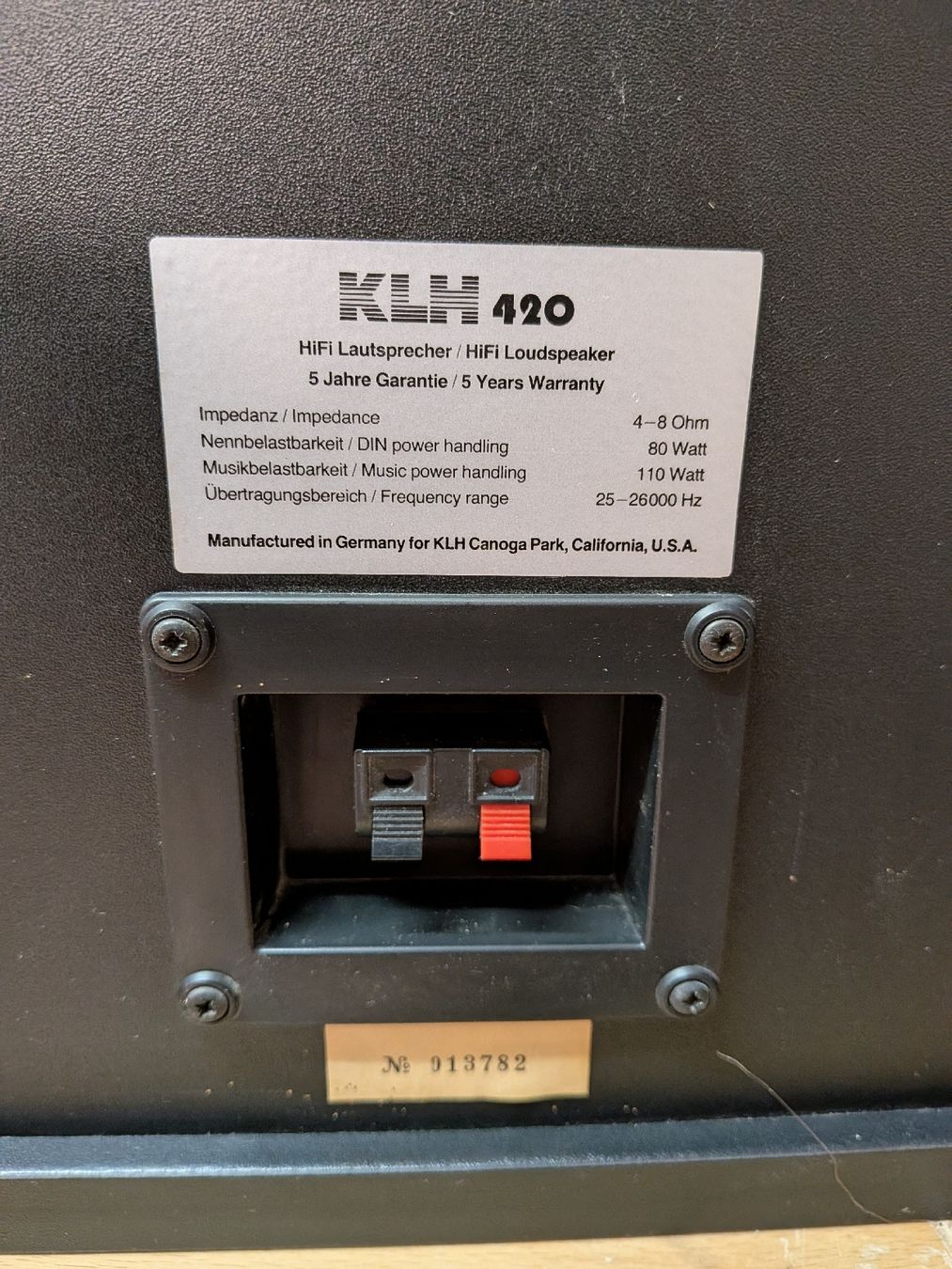 Casse acustiche: Vintage KLH 420 Lautsprecher – Usato da Oftringen venduto da chlehni 4
