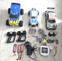Modell Auto Konvult: 3 Autos, 2 Fernbedienungen div. Zubehör
