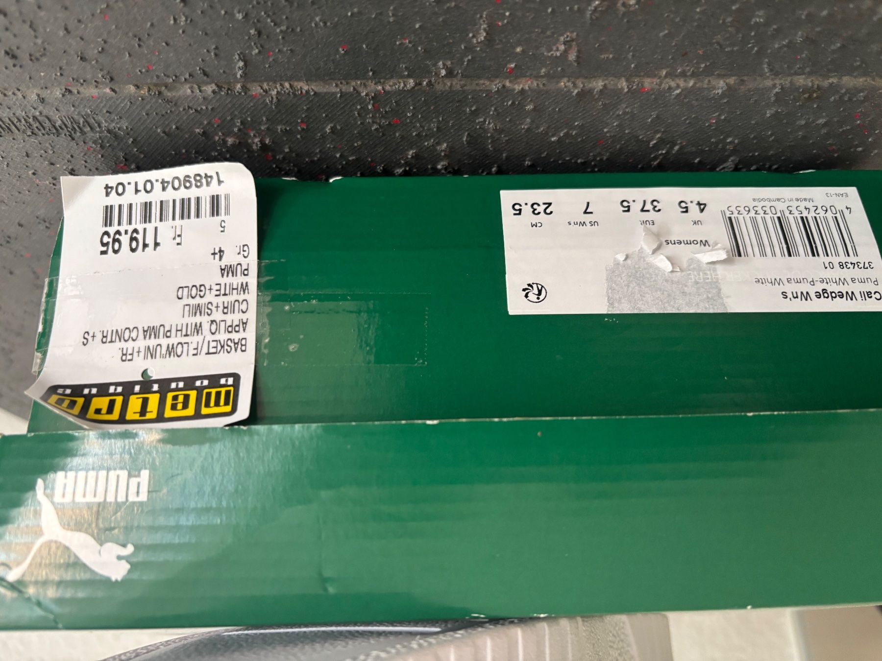 Puma Chaussures femmes: Basket Puma cuir 37,5 – D'occasion à Yverdon-les-Bains par annefu 3