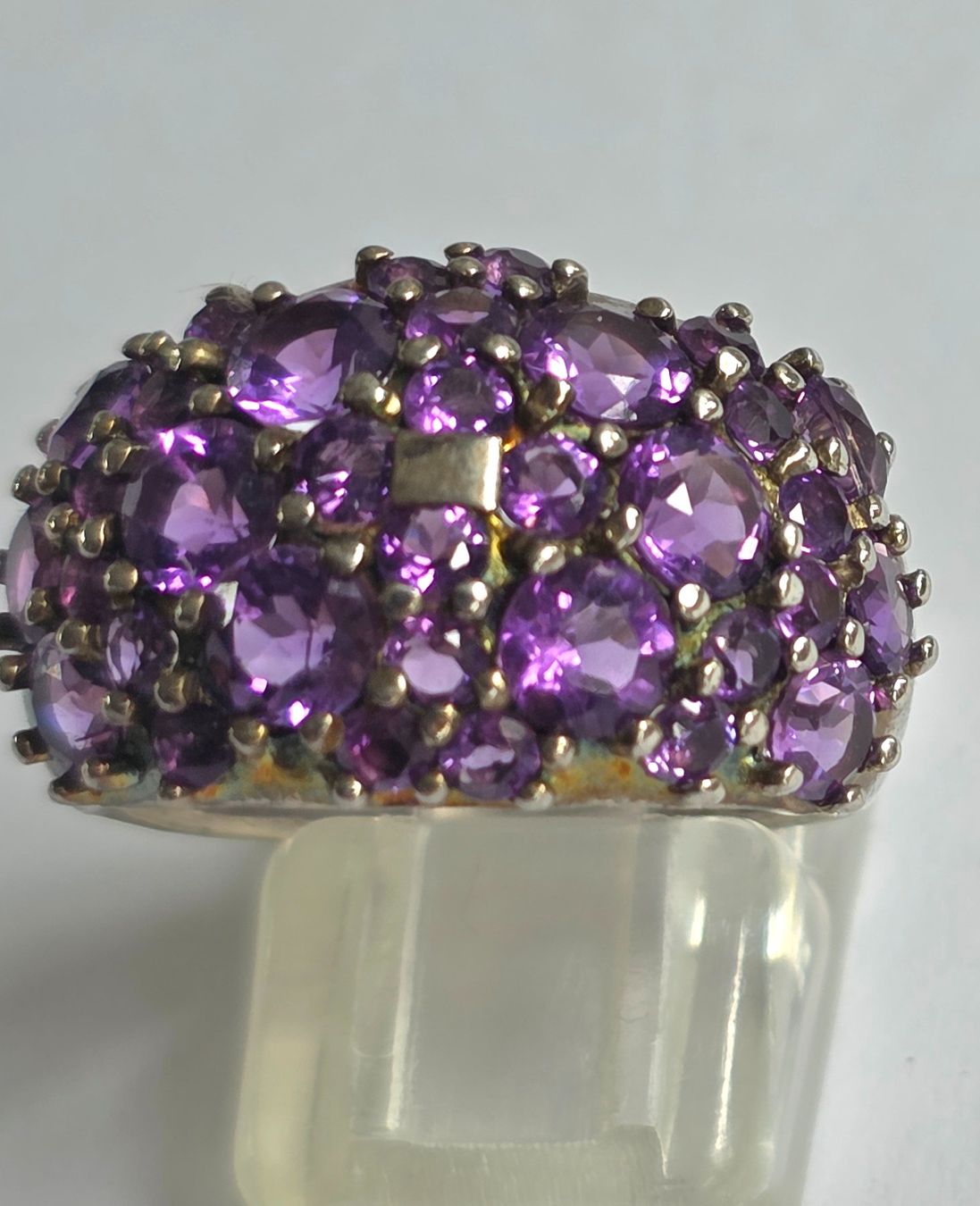 Anelli: Ring Silber mit Amethysten Grösse 59  Neu – Nuovo (secondo la descrizione) da Zürich venduto da benedikt12