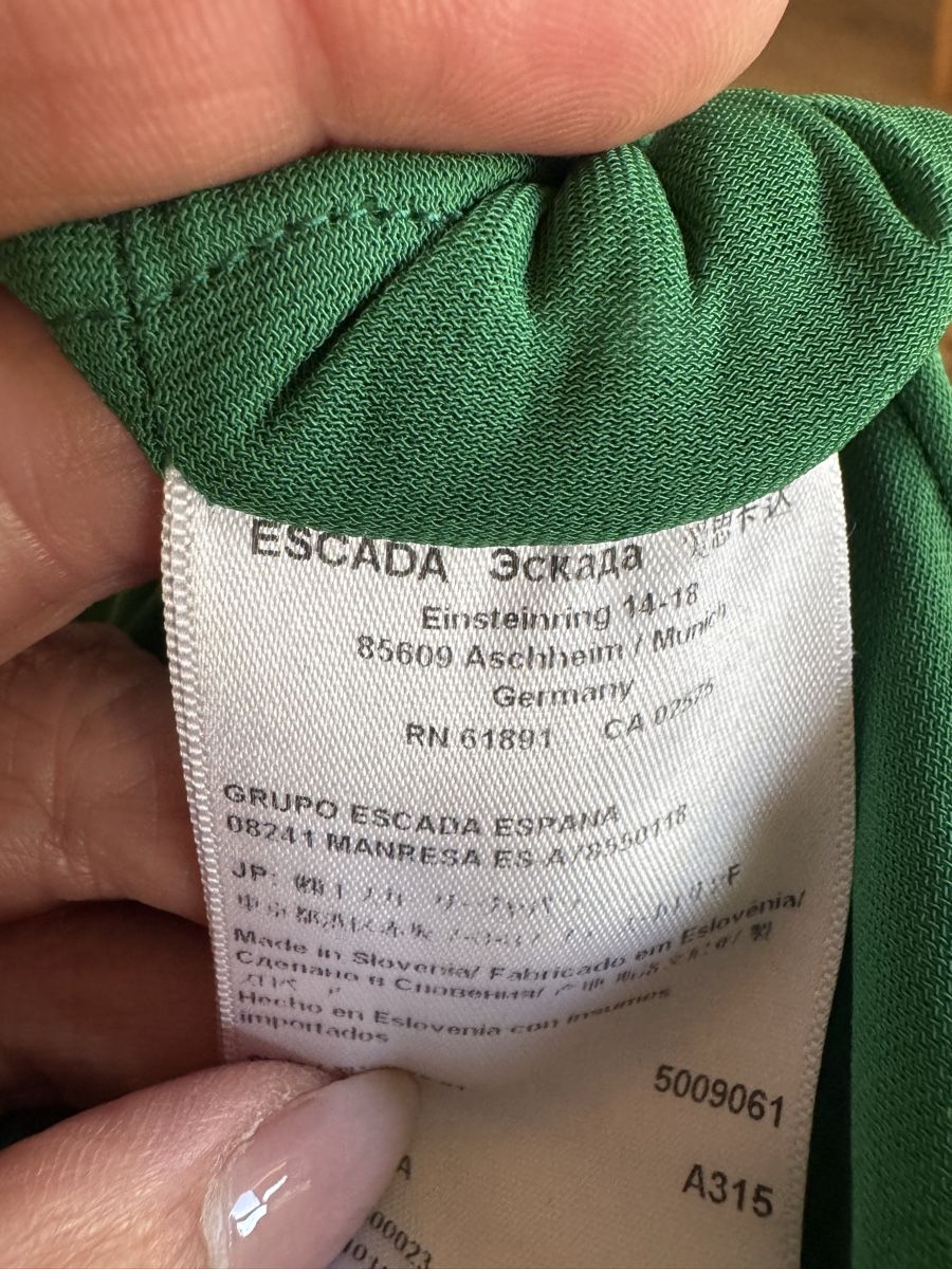 Escada Vestiti: Escada Kleid, Grösse 36, Grün – Usato da Baar venduto da Tg161072 3
