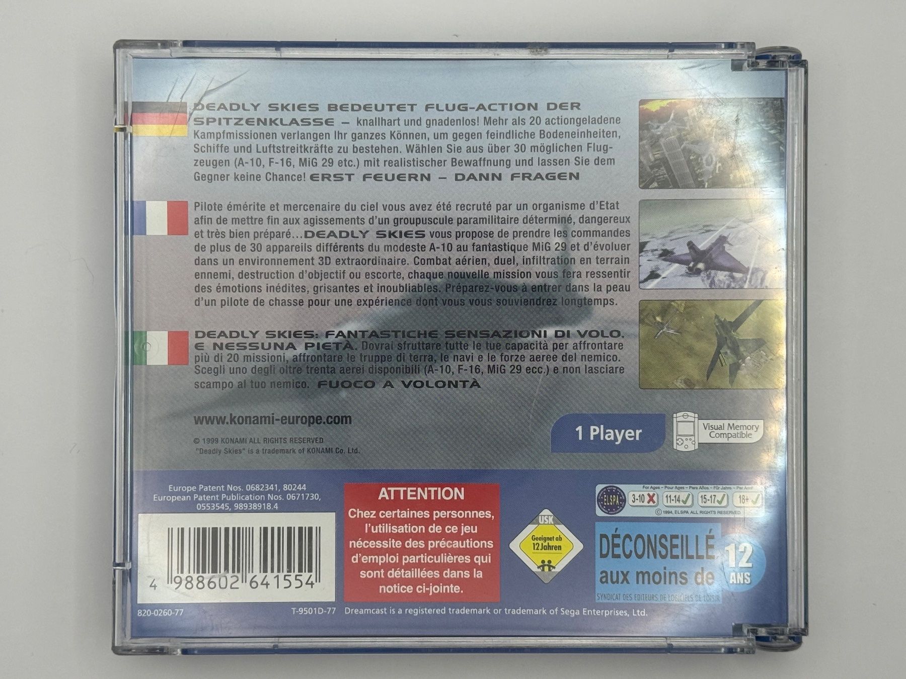 Sega Spiele: Dreamcast Deadly Skies – Gebraucht aus Bettlach von awi_7jcb 1