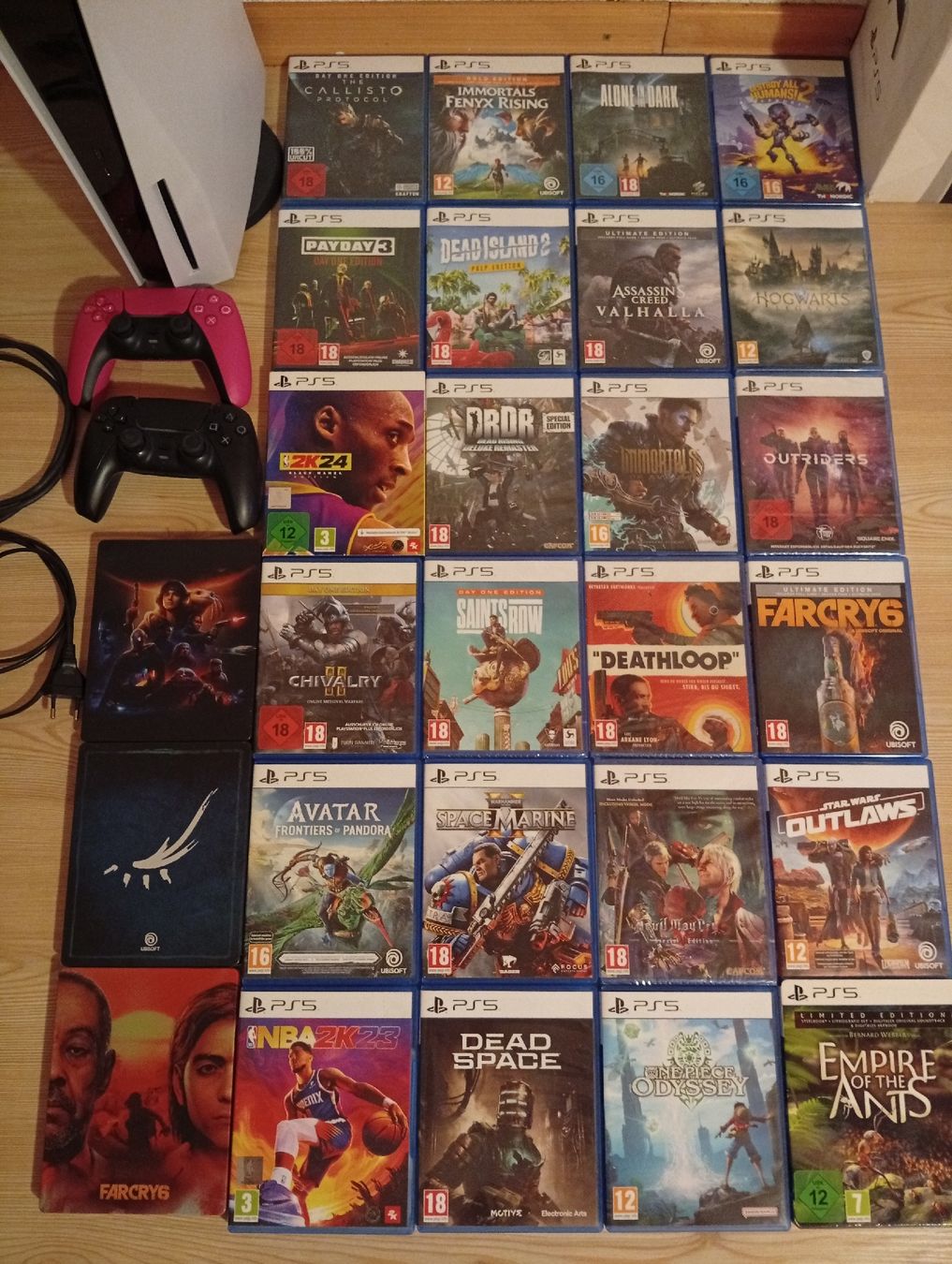 Sony Console: PS5 Disk Edition mit 25 Spielen – Nuovo (secondo la descrizione) da Sevelen venduto da gaba73