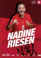 Nadine Riesen Autogramm handsigniert Schweiz 2025 NEU
