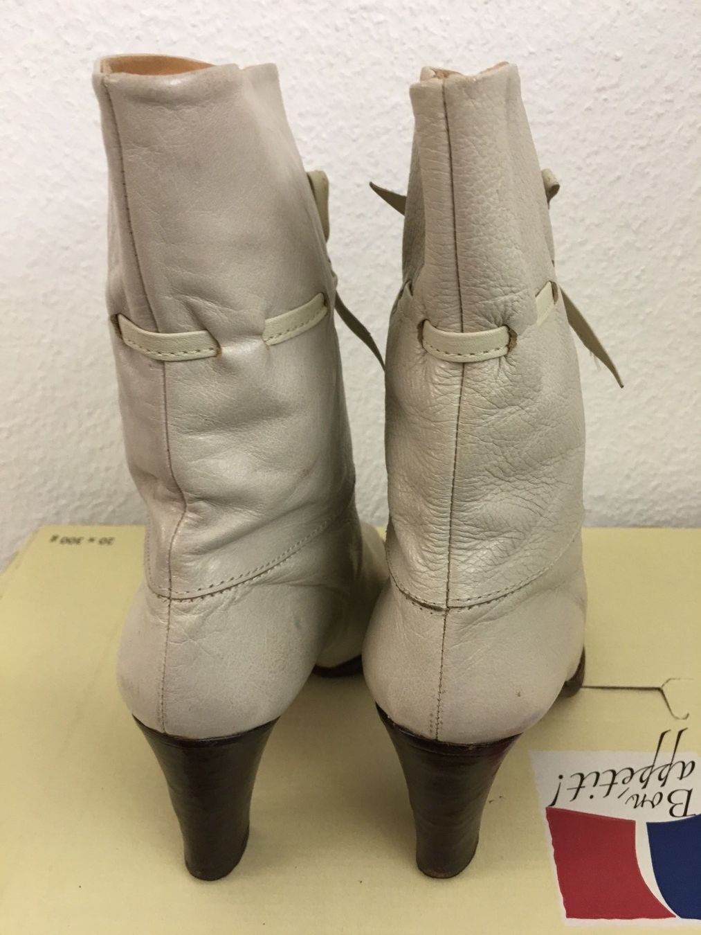 Damenschuhe: hell-beige  Stiefel   Gr. 36 (echtes Leder) – Gebraucht aus Bern von rewe45 2