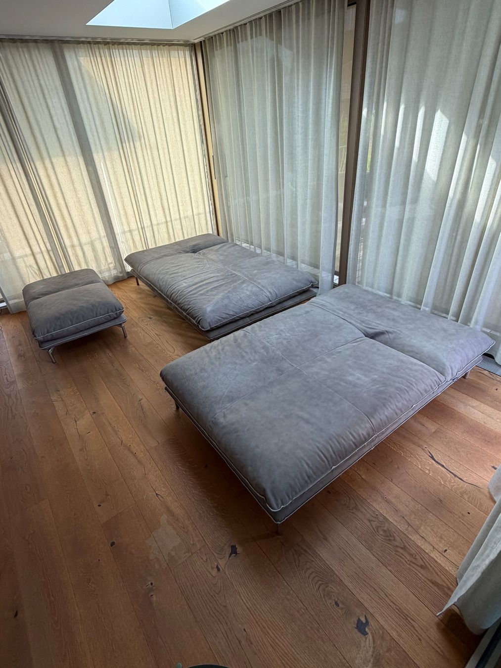 Bullfrog Sofas: Bullfrog Designer-Ecksofa mit Klapphocker CAESAR 1045 – Gebraucht aus Bern von Stahlblau_26
